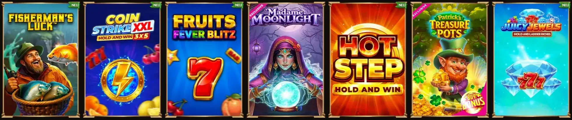 Slots und Jackpot-Spiele